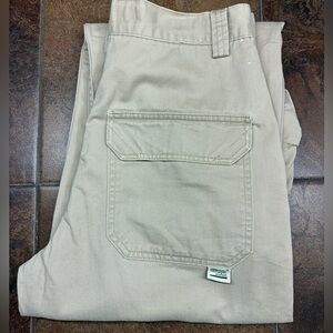 Silver Tab Levi's Men's Beige Cargo Pants 90s Vintage